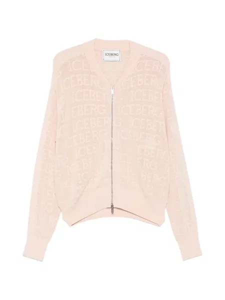 Kurtka bomber Iceberg różowy