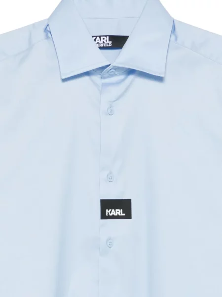 Cămașă Karl Lagerfeld cu imagine albastru