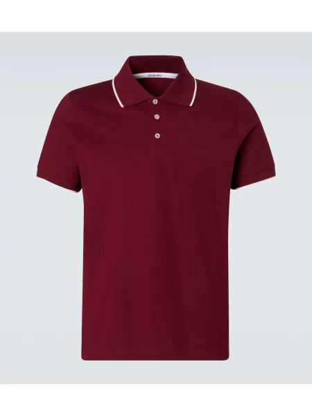 Pólóing Saint Laurent borvörös