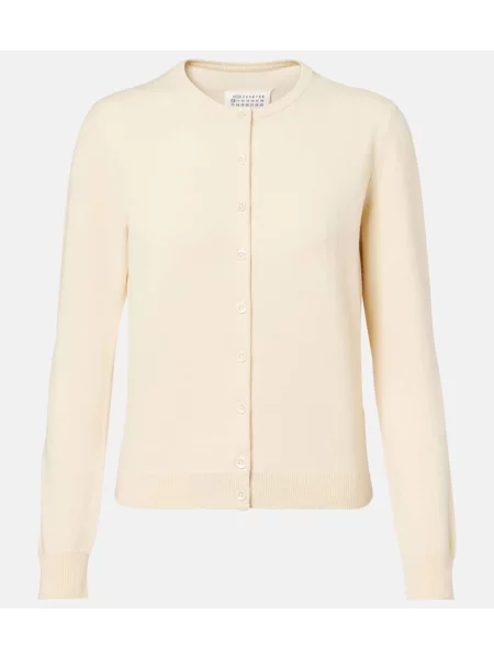 Cardigan Maison Margiela de lână galben