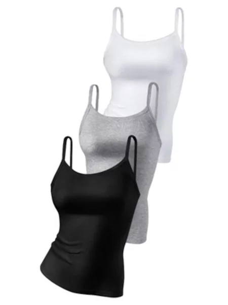 H.I.S Top siva / črna bela