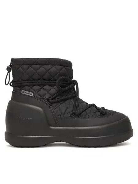 Moon Boot Sniego batai Mb Mezzaluna Quilted Mid Wp juoda