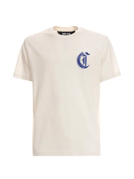Tricou Just Cavalli cu imagine cu decolteu rotund