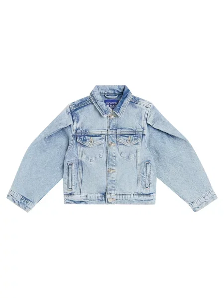 Τζιν μπουφάν Scotch & Soda μπλε