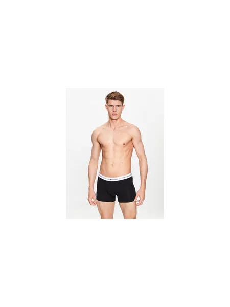TOMMY HILFIGER Boxer trumpikės raudona balta juoda