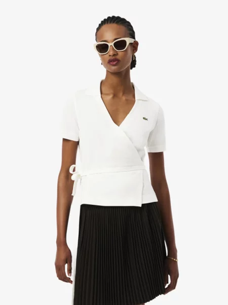 Поло Lacoste біле