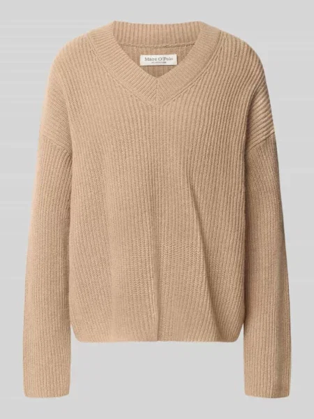 Sweter o kroju loose fit z mieszanki wełny Marc O'polo