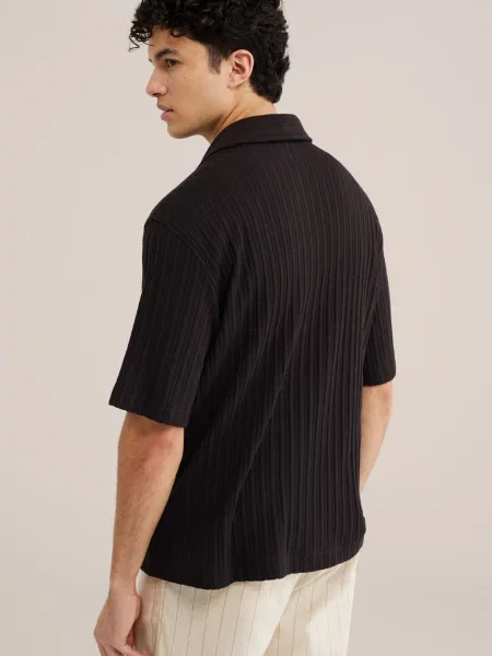 WE Fashion Cămașă negru