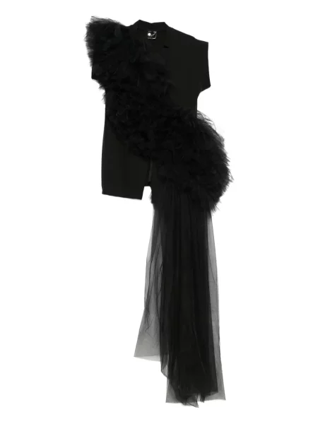 Rochie Alchemy cu volane din tul de costum negru