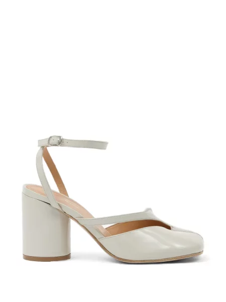Pantofi cu toc Maison Margiela din piele gri
