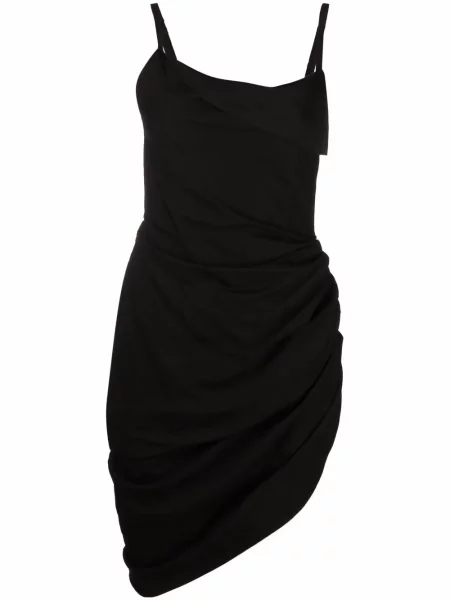 Rochie Jacquemus drapată de costum negru
