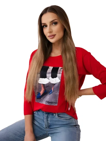 Halenka Kesi červená