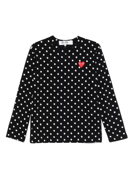 Koszulka Comme Des Garcons Play czarna