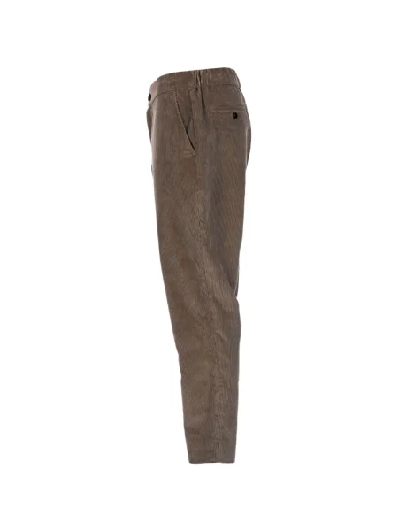 Cropp pantaloni Ami Paris de catifea cord maro