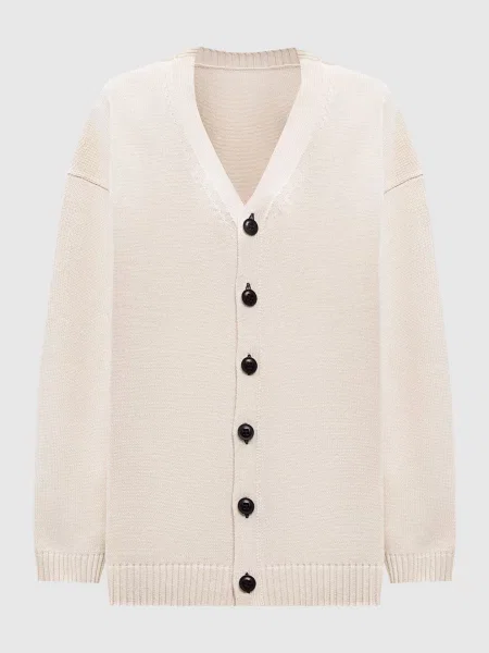 Кардиган з квітковим візерунком Y`s Yamamoto бежевий