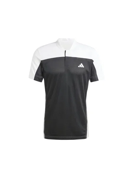 Tricou Adidas cu guler henley