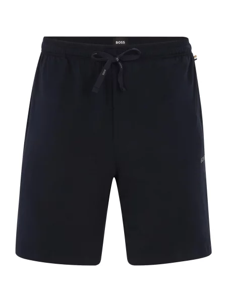 BOSS Orange Hlače temno modra