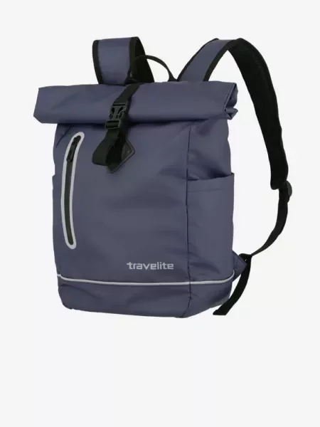 Travelite Basics Roll-up Plane Backpack Blue μπλε