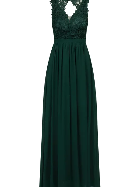 Kraimod Rochie de seară smarald verde