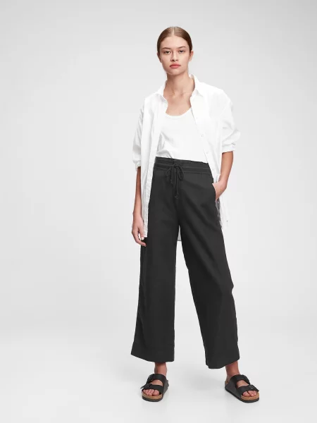 Pantaloni chino copii Gap negru