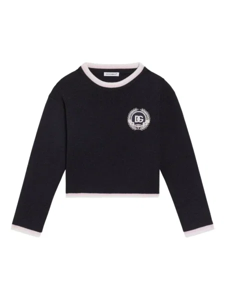 Dětské top Dolce & Gabbana modrý