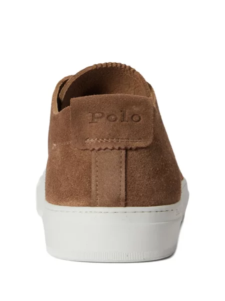 Tenisice Polo Ralph Lauren s vezicama s čipkom smeđa
