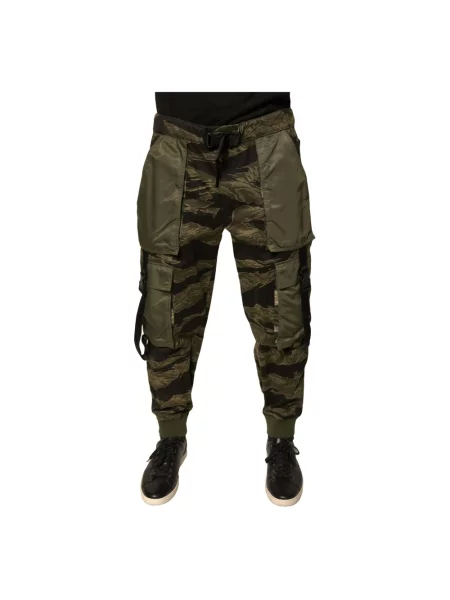 Spodnie cargo Dolce And Gabbana zielone