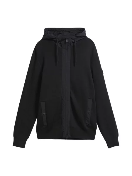 Barbour International Svetr BARBOUR INTERNATIONAL INLINE KNIT HOODIE Maglieria' černá
