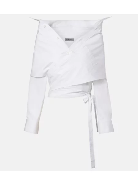 Top Balenciaga alb