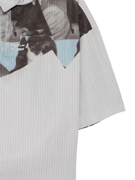 Ριγέ polo Croquis με σχέδιο γκρι