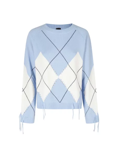 Sweter Pinko wełniany niebieski