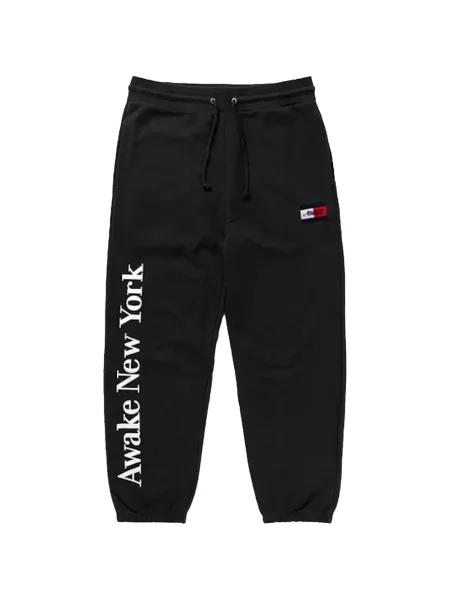 Hlače Awake Ny s printom crna