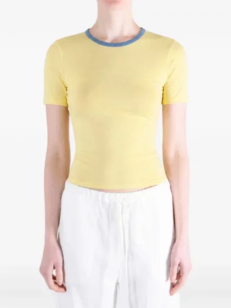 Tricou Auralee galben