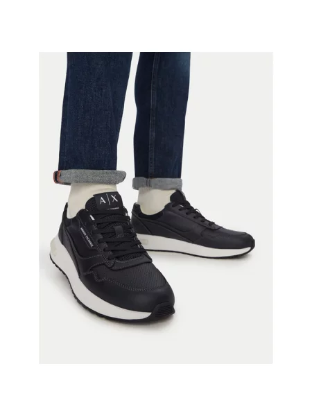 Sneakersy Armani Exchange czarne