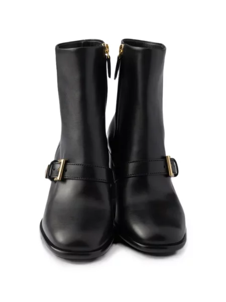 Botine Prada din piele negru