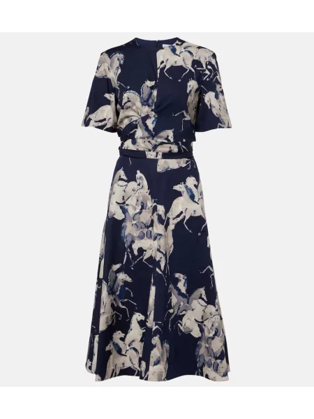 Rochie Altuzarra cu imagine de costum albastru