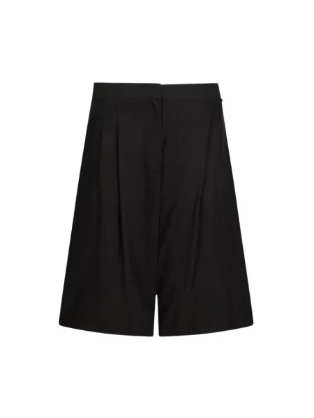 Lniane bermudy Liu Jo czarne