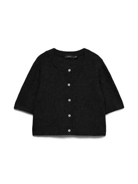VERO MODA Geacă tricotată VMSoffe' negru