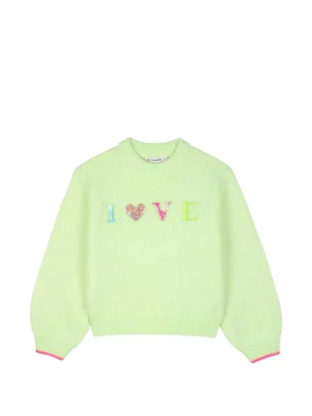 Sweter dziecięcy Billieblush zielony