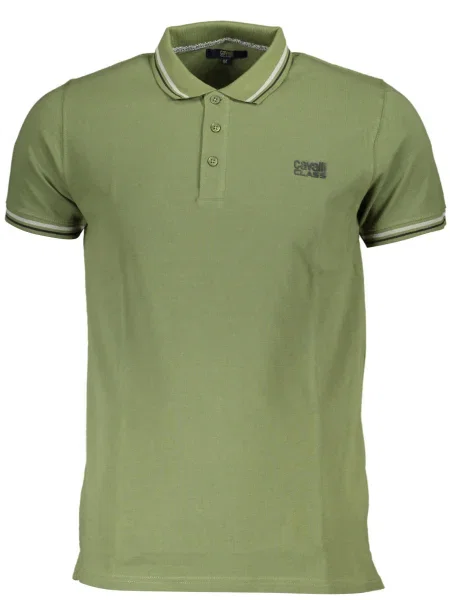 Polo Cavalli Class cu mâneci scurte verde