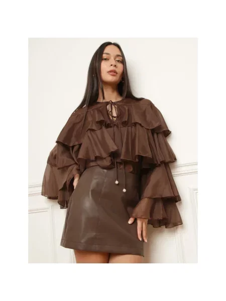 Bluza La Modeuse smeđa