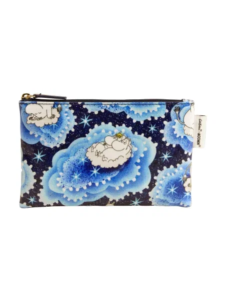 Cath Kidston Portofel albastru deschis / albastru închis / galben alb