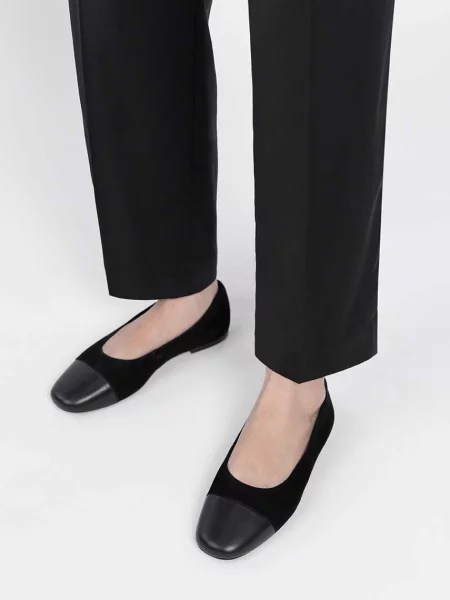 Кожаные балетки Vagabond Shoemakers черные