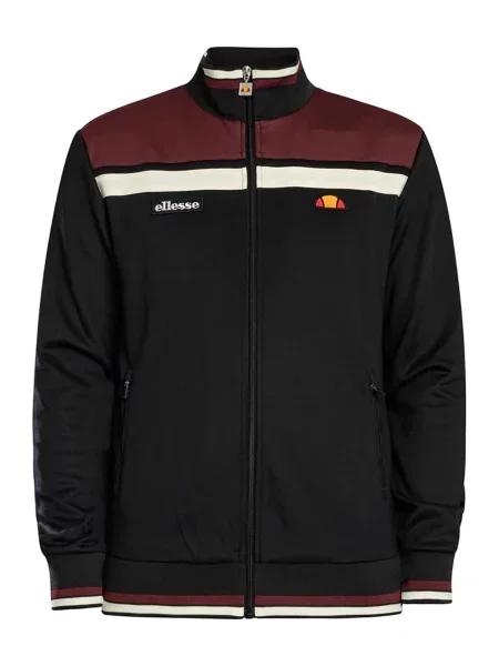 ELLESSE Hanorac Vignola roșu bordeaux / negru alb