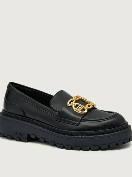 Pantofi loafer Liu Jo din piele negru