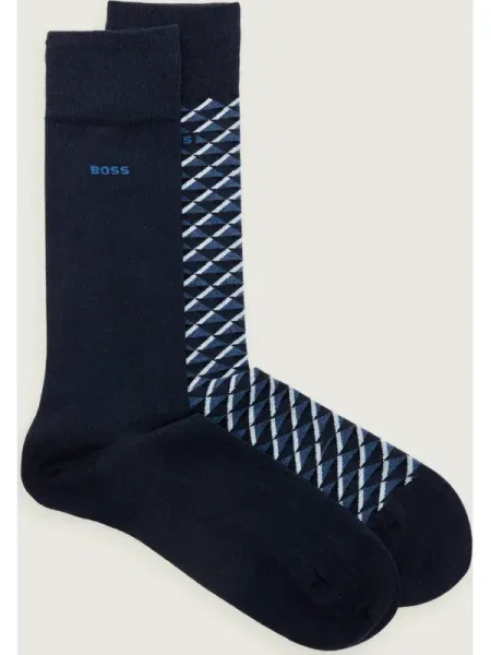 BOSS BLACK Șosete Minipattern CC negru