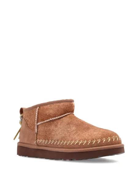 Botine Ugg din piele de căprioară maro