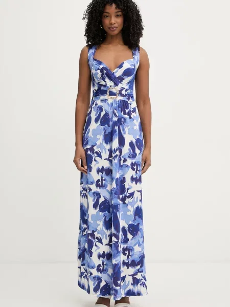 Morgan sukienka letnia niebieska