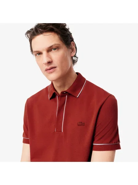 Поло Lacoste коричневое