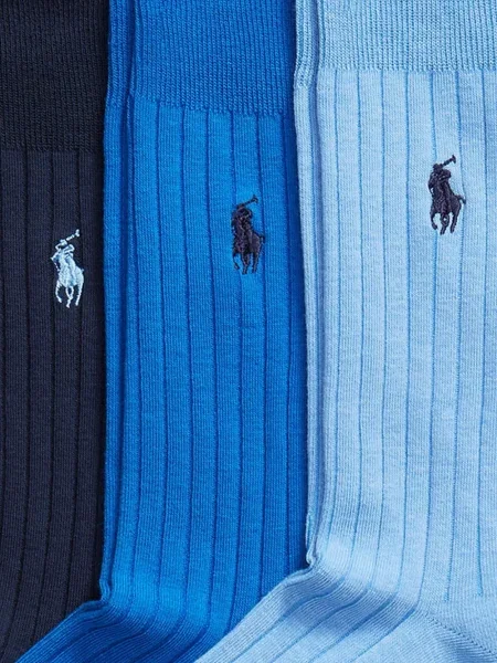Tricou polo Polo Ralph Lauren cu dungi cu glugă de in albastru
